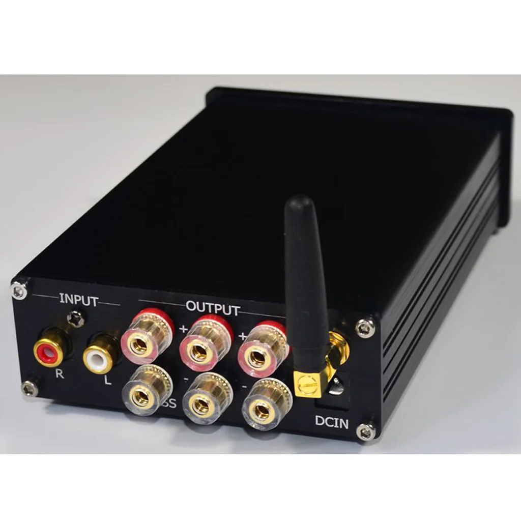 Bluetooth 4.2 Stereo Audio Amplifier 2.1 Channel Receiver for Home Speakers