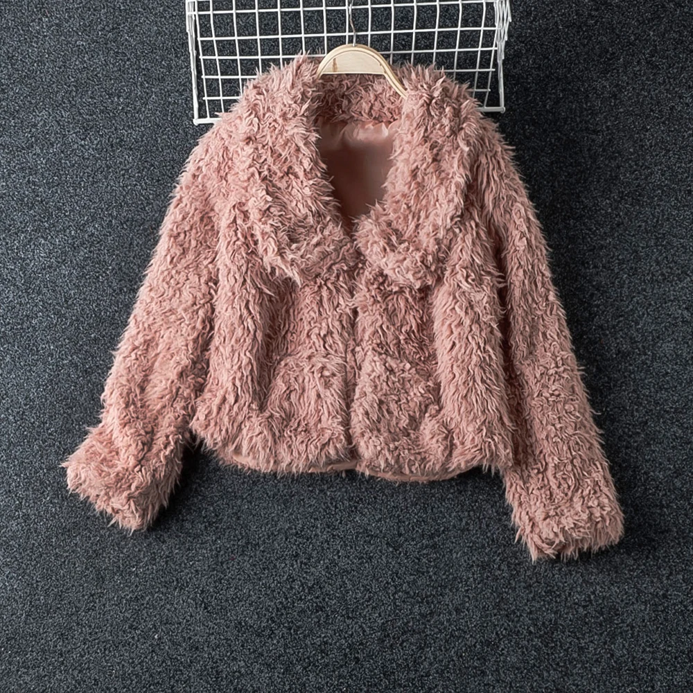 

Deep Autumn 2019 Solid Faux Fur Coat Warm Light And Warm Outerwear For Woman Stylish Winter Coat Women Fall Fashion Womens Coats