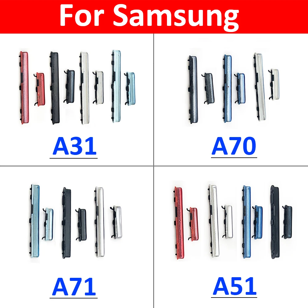 Боковой ключ мощность и Кнопки громкости для Samsung A31 A315F A51 A515F A70 A705F A71 A715F внешнее