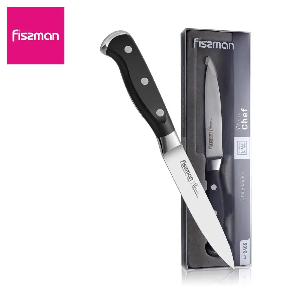 FISSMAN 4 5 дюймовый универсальный нож серии Chef высокопроизводительный немецкий