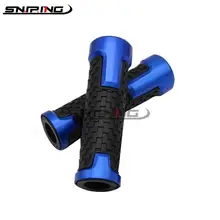 22 мм 7/8 ''CNC алюминиевый резиновый мотоцикл противоскользящая ручка ручки ручка для HONDA VTX1300 CBR250 CB650F CB600F CB600 F