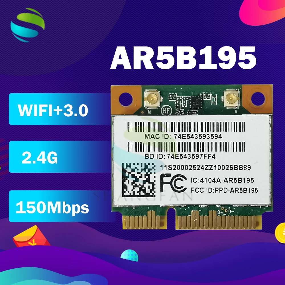 Atheros Ar9002wb 1ng Wireless Network Adapter Win 7 64 Bit Atheros Ar9285 Ar5b195 Ar9002wb-1ngcd Half Mini Pcie Wlan Wifi