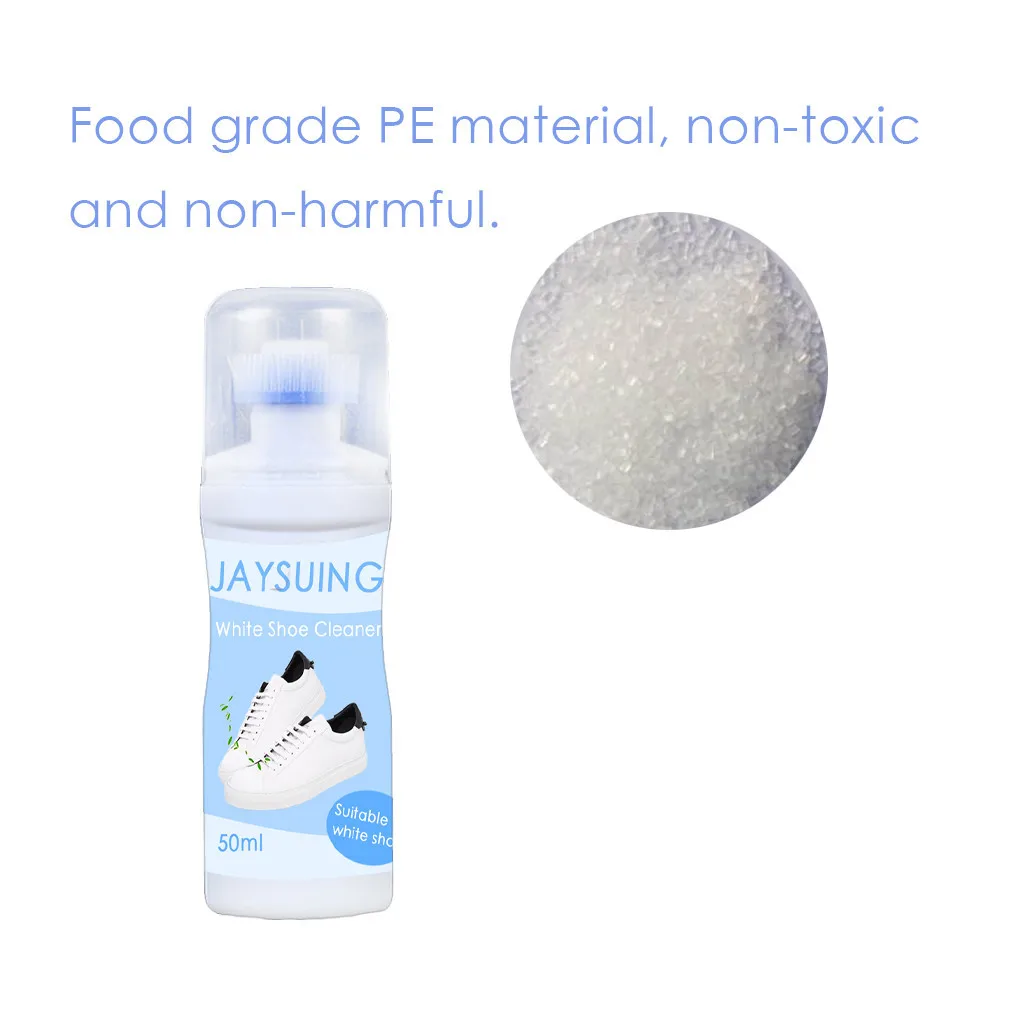 

Sports Leather Canvas Cleaner Whitener 50ml Shoe Clean White with Brush Head cleaning brush dust cleaner cleangning up