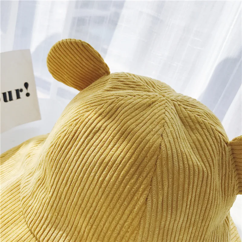Женские Панамы в Корейском стиле Kawaii с ушками животных, подходят ко всему, на каждый день, облегающие Женские шляпы, милые Простые Модные женские шапки для студентов