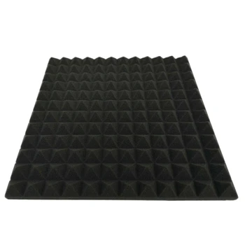 

12 Pack Pyramid Shape Soundproof Foam Sound Proof Padding Treatment Panel for Echo Bass Insulation 12 x 12 x 2 Inch
