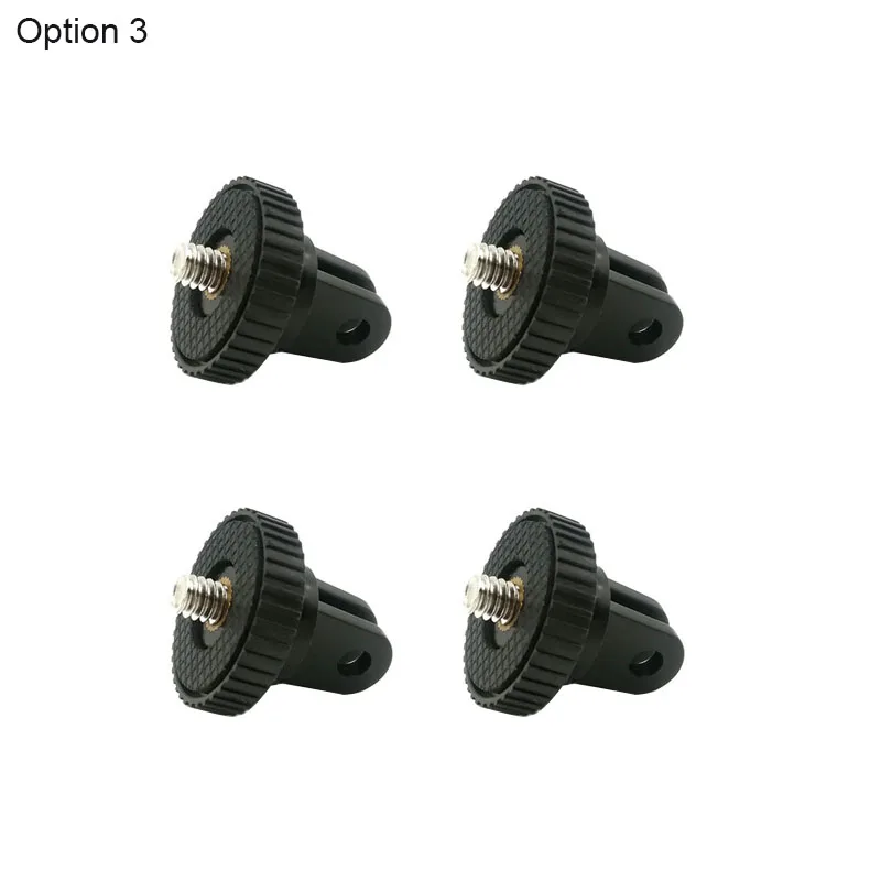 Option 3 Набор аксессуаров для Gopro, набор аксессуаров для экшн-камеры, быстросъемная пряжка, Крепление для штатива для Gopro Hero 8 7 6 5 4 3 для Xiaomi Yi - Цвет: Option 3