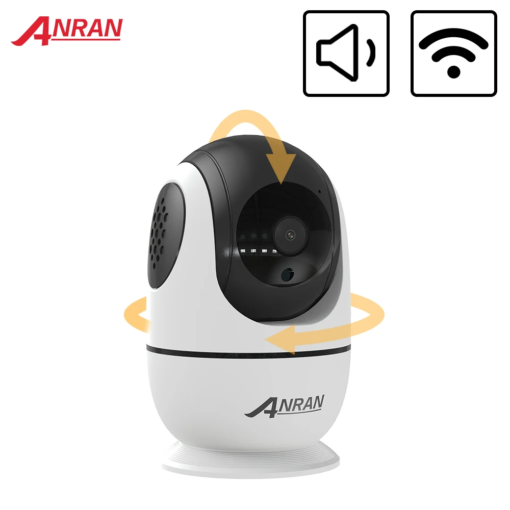 IP-камера видеонаблюдения ANRAN 2 Мп с функцией ночного видения и управлением через
