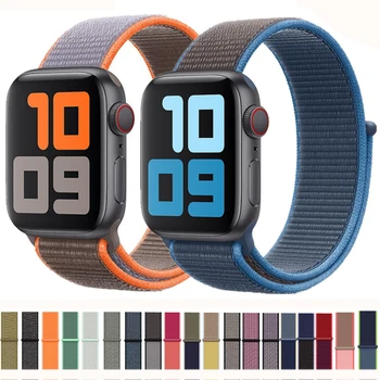 

Strap For Apple Watch band 44mm/40mm Sport loop iwatch 42mm 38mm bracelet correa pulseira nylon watchband applewatch 5 3 4 44 42