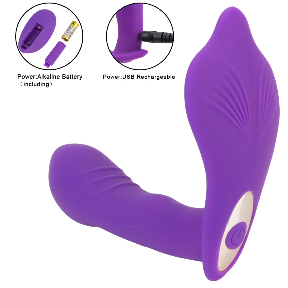 Remote Control Panties Vibrator Wearable G-spot Clit Stimulator_voghion.com