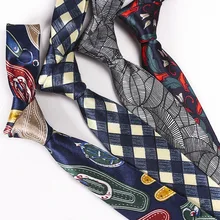 Мужской галстук из искусственного шелка с цветочным принтом, Женский Галстук в винтажном стиле