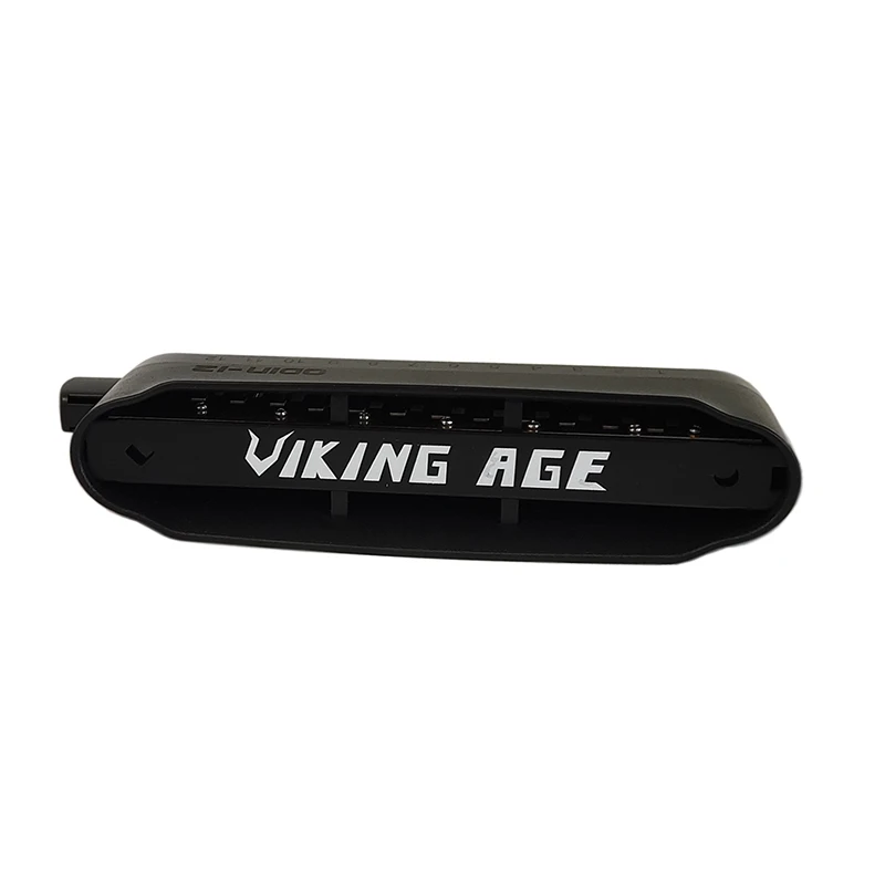 VIKING AGE Chromatic Harmonica Odin 12 Holes Harp ABS Comb Cover Plate Mouth Organ Brass Reeds Professional Musical Instruments chromatic harmonica