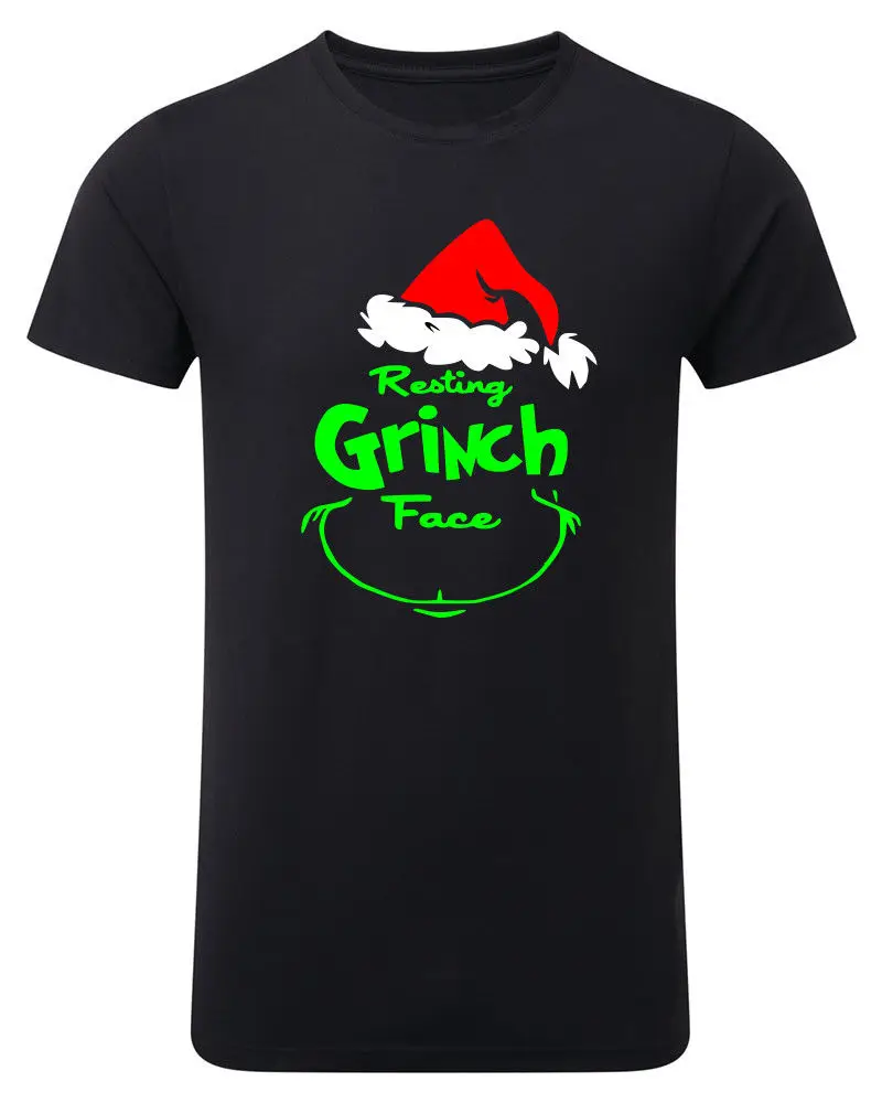 Humbug Grinch, Мужская футболка для отдыха, унисекс, детский Забавный Рождественский топ