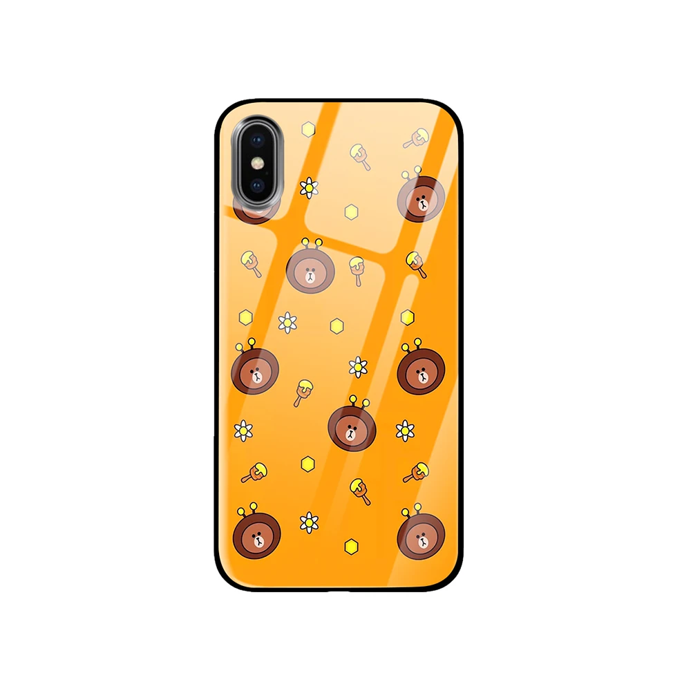 Красные, желтые милые аниме закаленное стекло Роскошные Чехлы для huawei P30 P20 mate 10 20 Honor 8 9 10 Pro Lite
