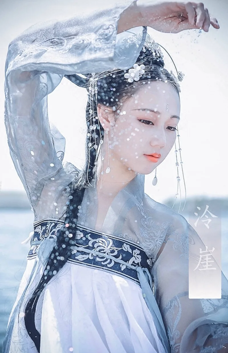 Традиционный Hanfu костюмы вышивка Восточный с длинным рукавом китайский стиль принцесса древний народный танец Фея ретро элегантный