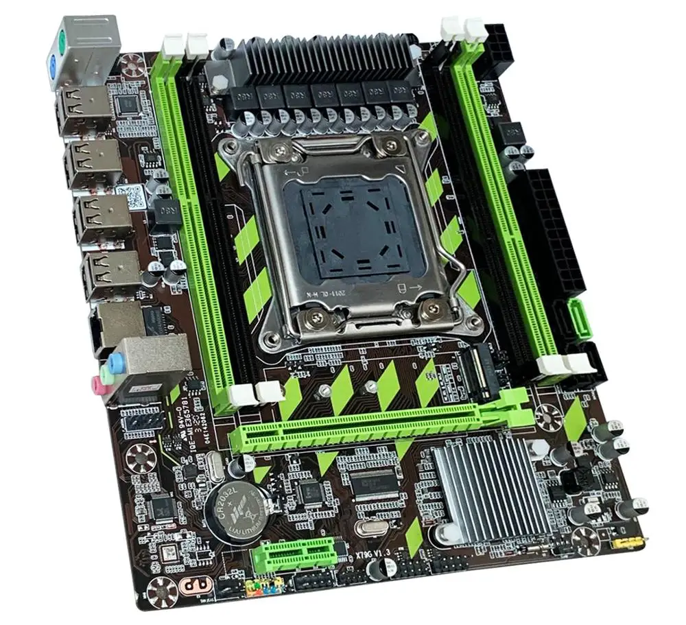 Материнская плата Atermiter X79 X79G LGA2011 mini ATX combos E5 1650 V2 SR1AQ CPU 4 шт. x ГБ = 16 DDR3 ОЗУ 1866 МГц PC3