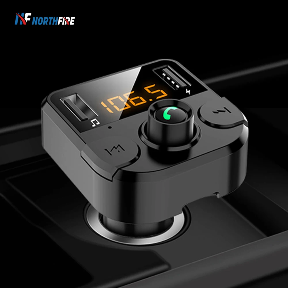Автомобильное usb-устройство для зарядки телефона Bluetooth 5 0 FM MP3-плеер слот