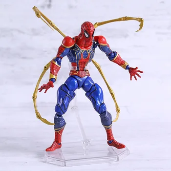

Revoltech Iron Spider Spiderman PVC Action Figure Avengers Infinity War Model Toy