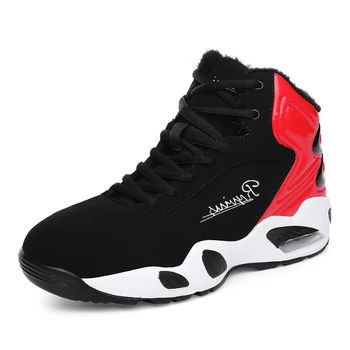 

Retro Bakset Homme 2019 Hot Brand Men Basketball Shoes winter warm plush Sneakers Male Gym Sport Shoes Men cool Jordan Trainers