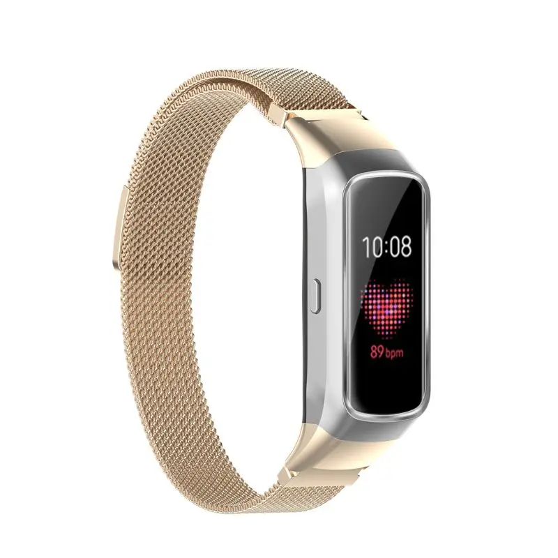 Магнитный ремешок для часов из нержавеющей стали для samsung Galaxy fit SM-R370 браслет