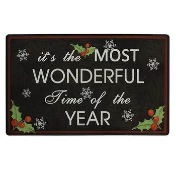 

Outdoor Indoor Entrance Doormat, Non Slip Rubber Backing Door Mat,Ornament Holiday Doormat Entry Floor Mat Home Kitchen Rug