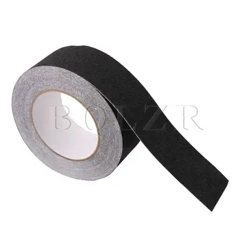 

BQLZR 39.37x1.97Inch Abrasive Black Strong Grip Adhesive Safety Anti Slip Tape