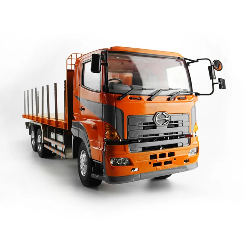 1/14 LESU RC HINO700 6x4 бортовой прицеп тягач с металлическим шасси