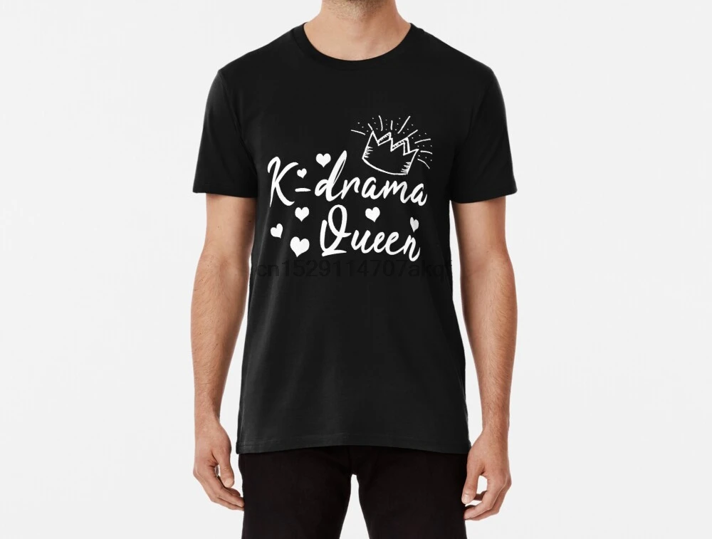 Мужская забавная Футболка K Drama queen Fan Gift tshirs женская футболка | одежда