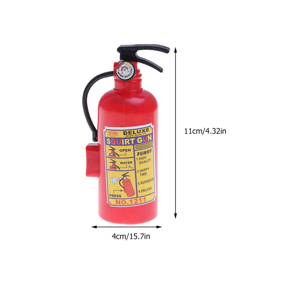 8 Pcs Fire Extinguisher Squirt Water Guns Outdoor Summer Toys Fireman
