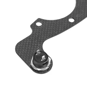 

Carbon fiber button Horn button Carbon External 6 Bolts Steering Wheel Kits Single Button/Dual Button
