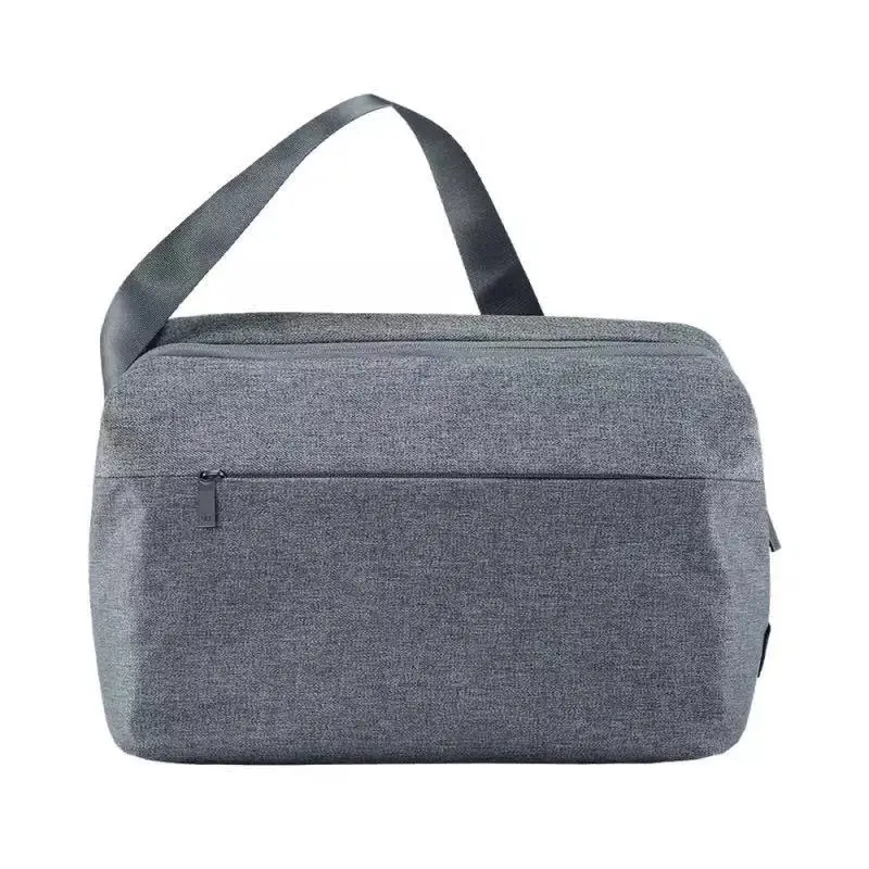 Messenger Light Grey Xiaomi 90FUN сумка-мессенджер водостойкая сумка через плечо для женщин мужчин ранцы школа бизнес дорожная сумка два цвета - Цвет: Messenger Light Grey