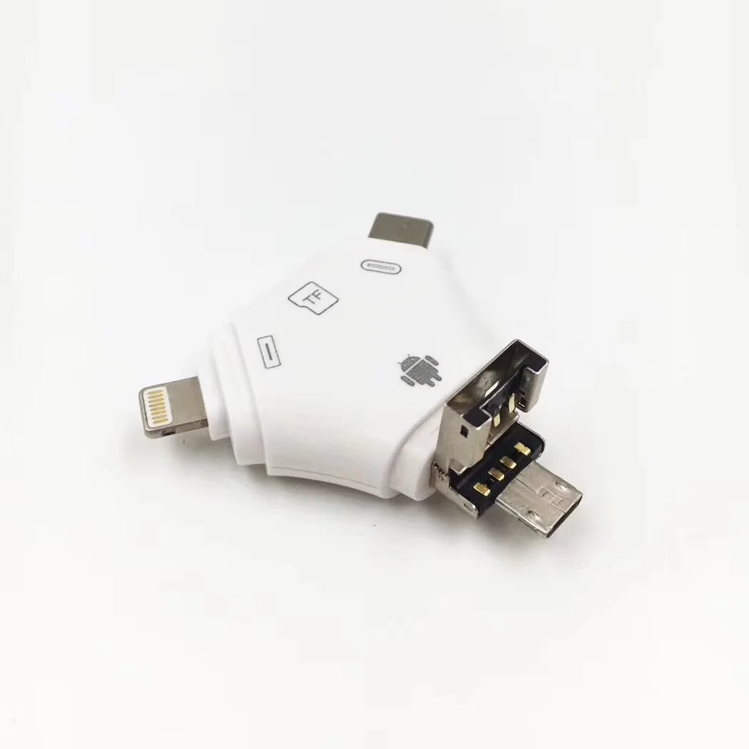 Высокоскоростной USB кард-ридер 2,0 Мини Micro SD T-Flash TF M2 кард-ридер Micro USB OTG адаптер