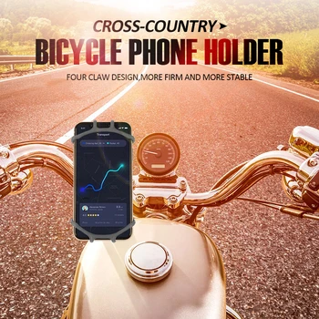 

1Pcs Bicycle Phone Holder Universal Motorcycle Phone Holder Bike Non-slip Buckle Handlebar Stand Support Bracket Moto Accessorie