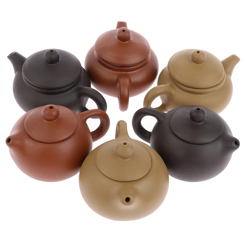 Purple Clay Finger Teapot Tea Pet Pocket Tea Set Ornaments Decoration 1Pc tea pet ornaments
