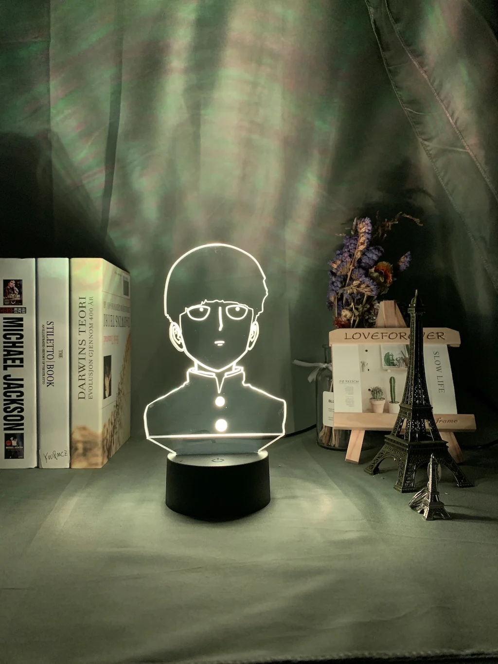 Psycho Led Ночник светильник Mob100 Shigeo фигурка для детей офисный декоративный цветная