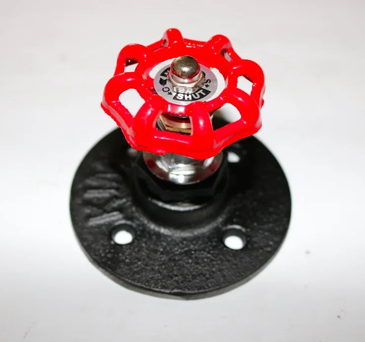 

2PCS/LOT DIY LOFT Style Industrial Vintage Cast Iron Flange Valve Wall Hook Clothes Bag Hanger Hook