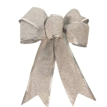 

Festival Bowknot Large Bows Christmas Tree Ornaments Gift Xmas Decoration Useful