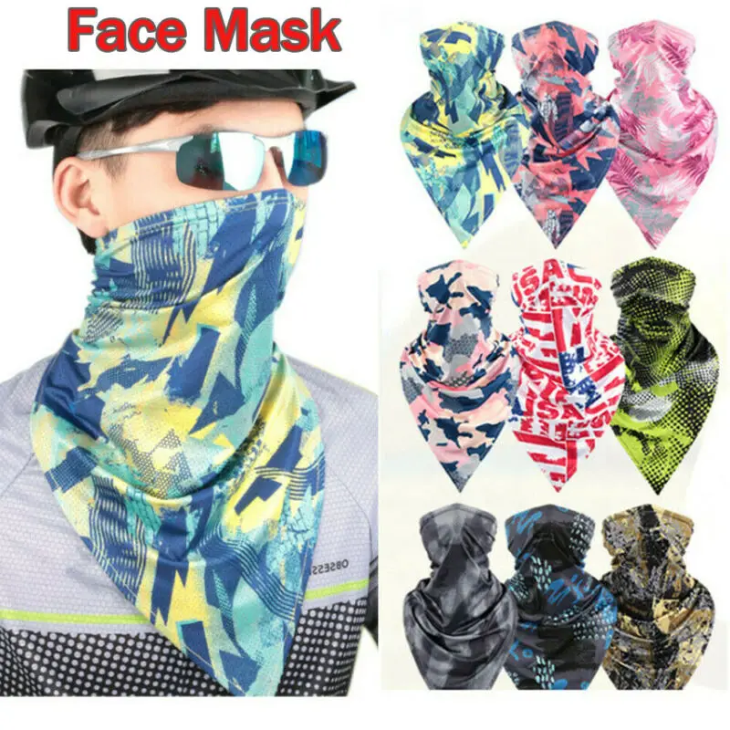 Новый дышащий мотоциклетный шейный Гетр Защита от солнца для езды на велосипеде