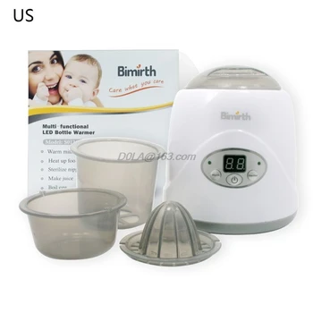 

Bottle Sterilizer Baby Bottle Warmer Portable Baby Food Heater with LED-Display Accurate Temperature Control