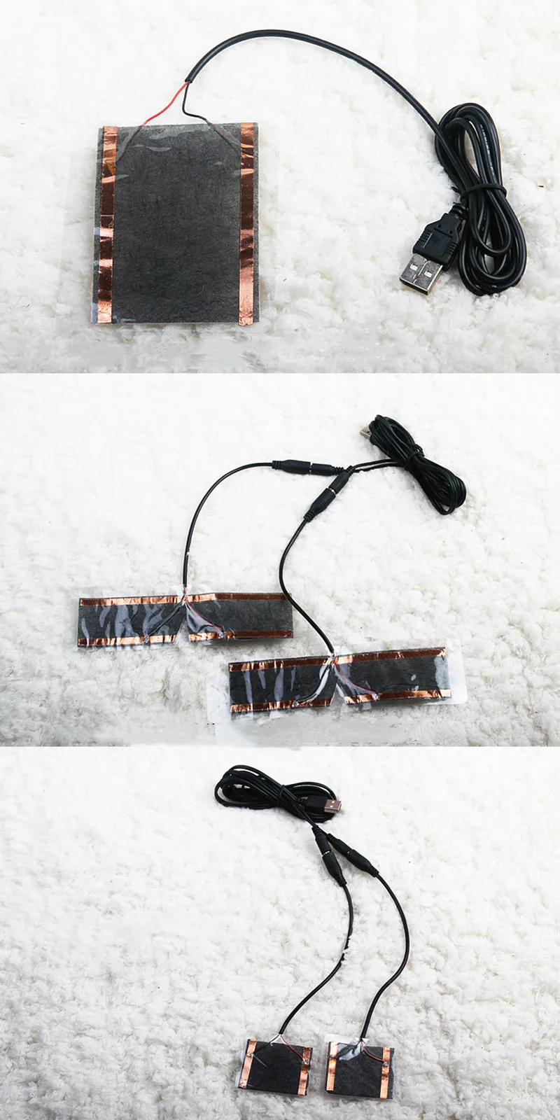 5V USB стельки с электрическим подогревом для ног, водонепроницаемые перчатки с подогревом, теплые сапоги, обувь, подкладка, зимняя уличная Теплая Лыжная обувь