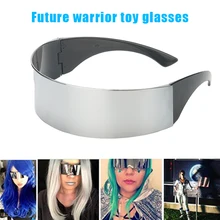 Высокие забавные футуристические солнцезащитные очки робот очки космические солнцезащитные очки для отдыха Фото Опора очки DSM