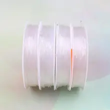 1 рулон прозрачной эластичной кристаллической линии Бисероплетение Шнур нить проволоки для DIY ожерелье браслет ювелирных изделий