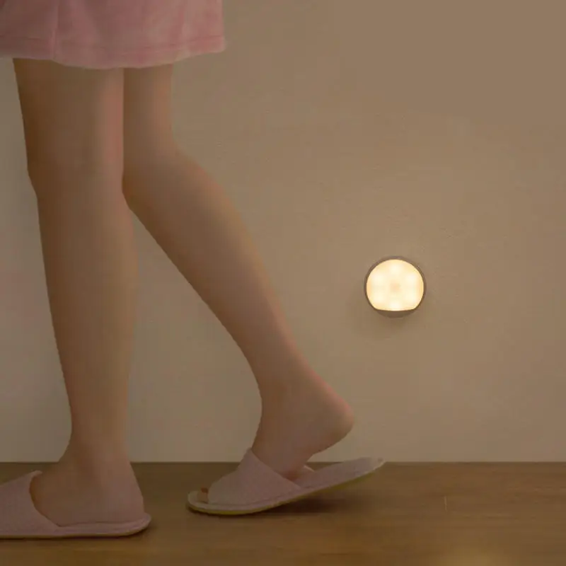 Умный перезаряжаемый светодиодный ночсветильник Yee light инфракрасный Магнитный