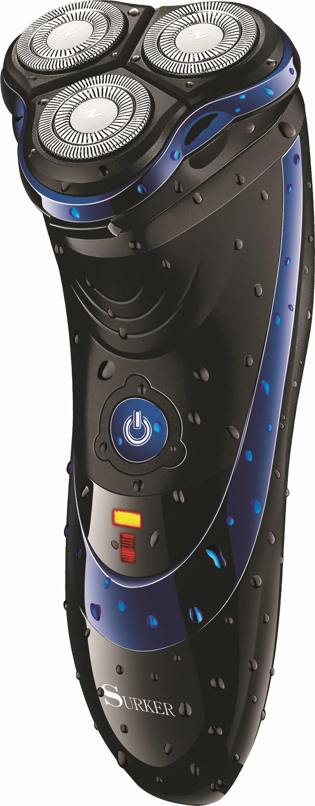 Washing Classic Three Cutter Head 3D Floating Shaver With Sideburn Trimmer Shaving