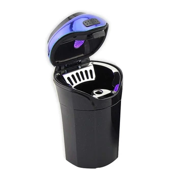 

Car Ashtray Detachable Car Cigarette Lighter Smokeless Ashtray with USB Charge, Blue LED Light Indicator for Most Car Cup Holder