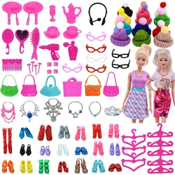 Ensemble d'accessoires pour vêtements de poupée barbie, 65 pièces/ensemble, poupée fille 11.8 pouces, poupée 1/6 BJD, notre génération, cadeaux de noël, jouets à faire soi même 