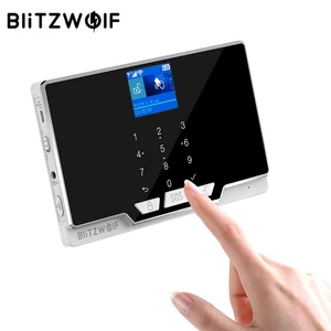Blitzwolf bw-is6 2g gsm & 2. 4ghz wifi smart security host smart home remote alarm system work with amazon alexa/google assistant 1 Item image