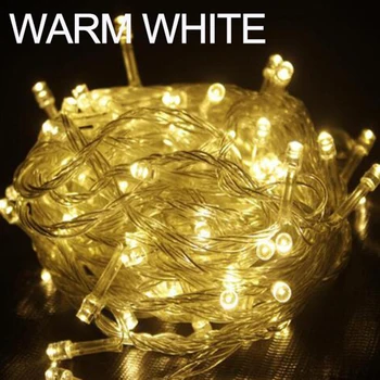 

LED String Light 10M Waterproof 110V/220V 100 LED Holiday String Lighting 7 Colors Christmas Lights Party Outdoor Decoration