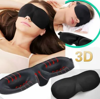 

1Pc 3D Sleep Mask Natural Sleeping Eye Mask Eyeshade Cover Shade Eye Patch Soft Portable Blindfold Travel Rest Blinders Eyepatch