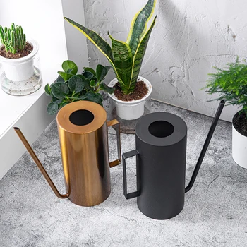 

Garden Yard Pot Watering Can Large Capacity Stainless Steel Watering Pots Indoor Outdoor Flower Plant Watering Cans 1500ML