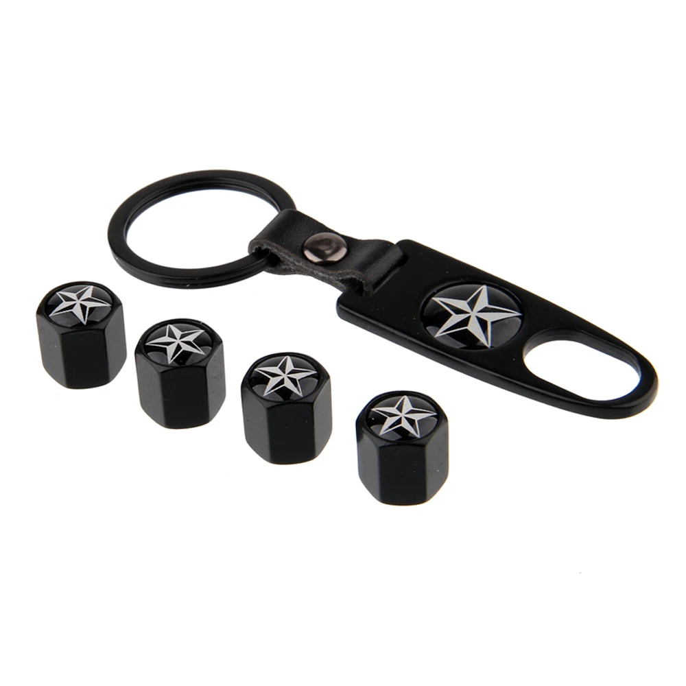 Звездный логотип для Peugeot 3008 2008 Hyundai Creta Tucson Lexus Vw T5 Volvo Xc60 стержни клапанов